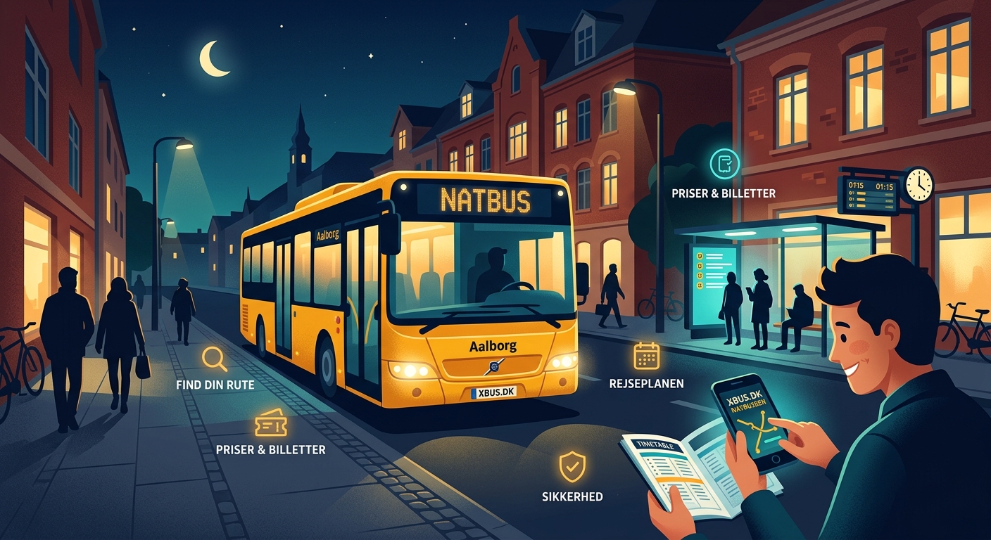 Natkørsel med bus i Danmark: Komplet guide til natbusser - Illustration 2