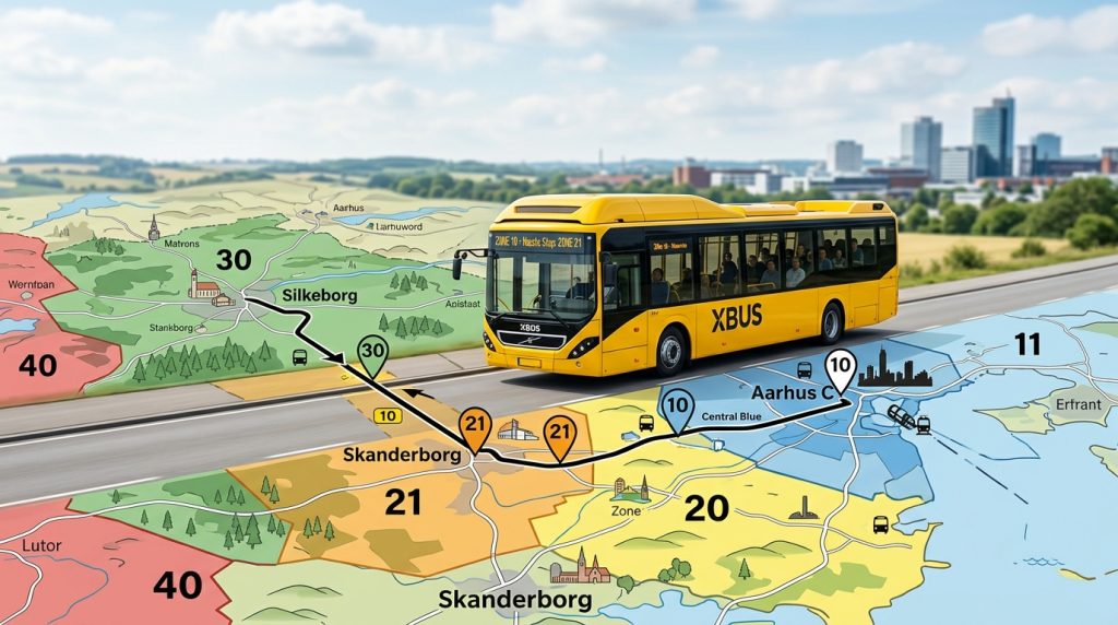 Hvordan virker zonesystemet i danske busruter?