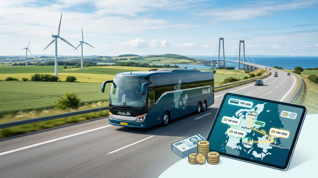 Prisguide: Hvad koster en bustur mellem danske storbyer?