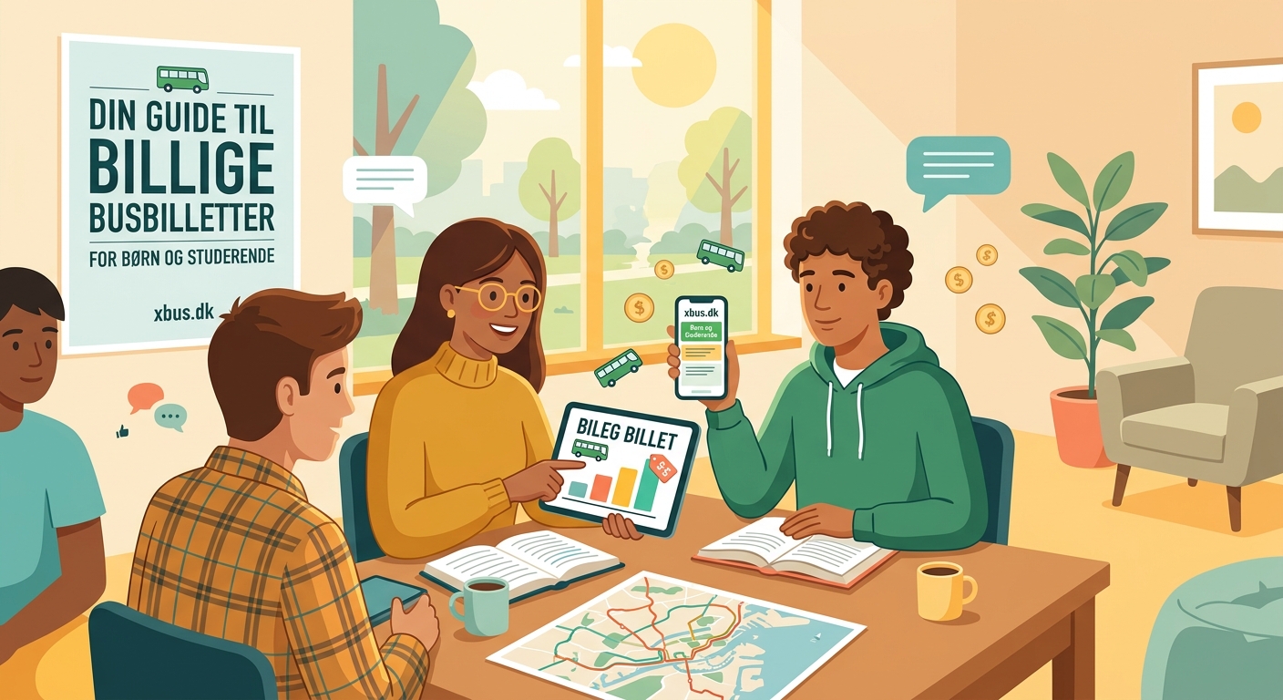 Børn og studerende: Din guide til billige busbilletter - Illustration 2