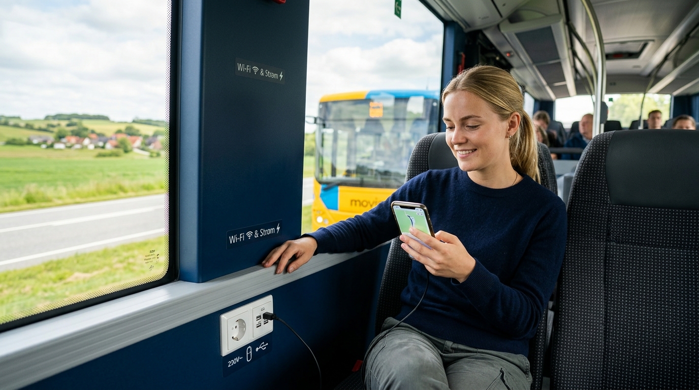 Hvordan Finder Du Wi-Fi og Strømstik på Danske Busser?