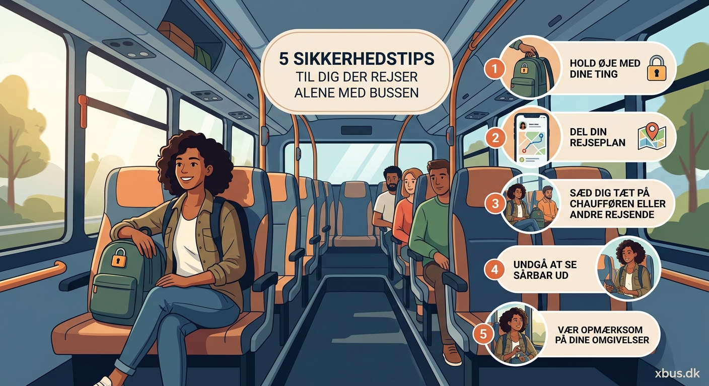 Rejser Du Alene med Bussen? Her er 5 Sikkerhedstips — image 1