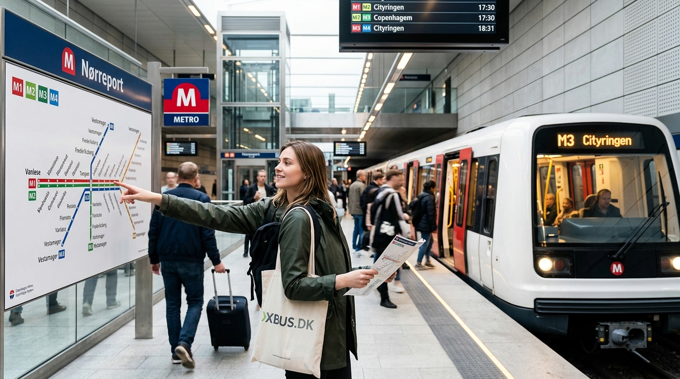 Sådan navigerer du Københavns metro som førstegangsgæst