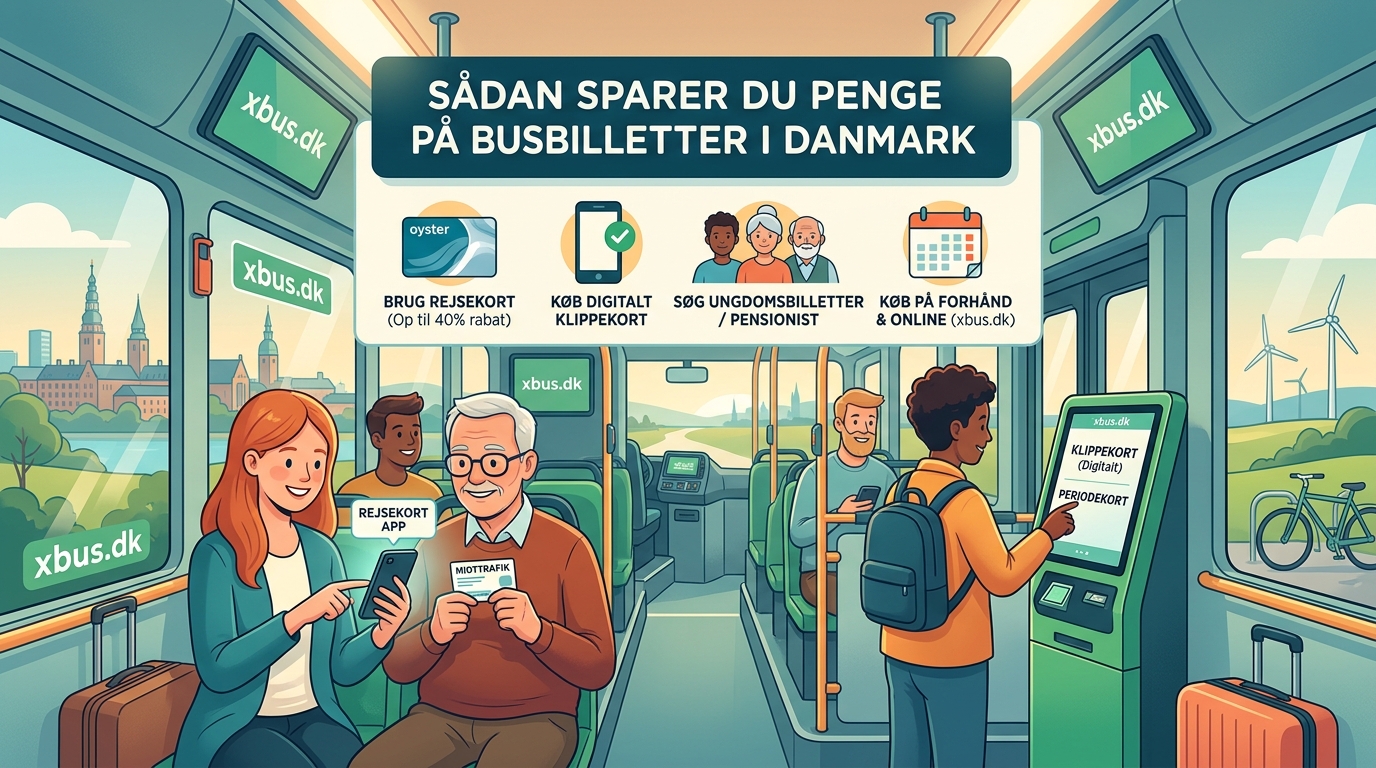 Sådan sparer du penge på busbilletter i Danmark — image 1