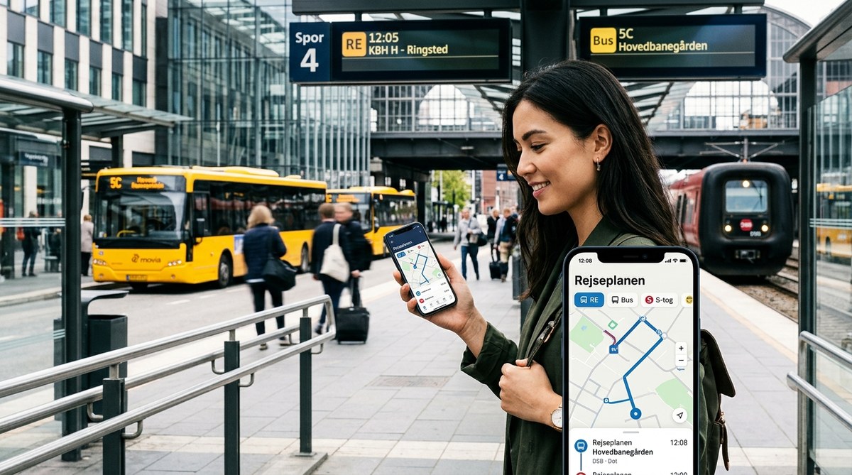 De Bedste Apps til at Navigere Offentlig Transport i Danmark i 2026