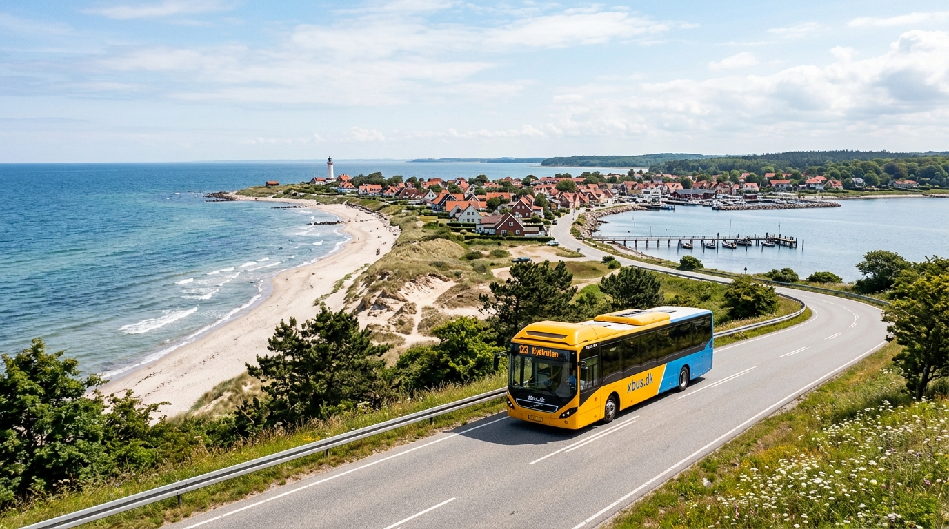 Kystruten med bus: Sightseeingguide til Nordsjællands strande og kystbyer