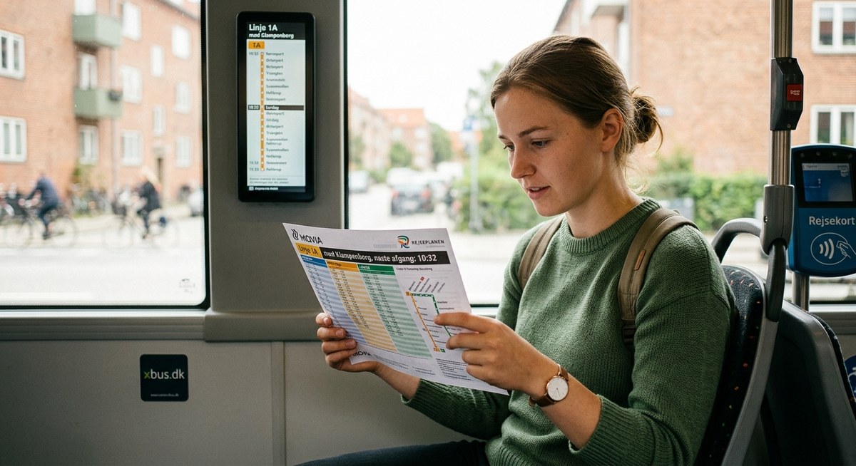 Hvordan læser du danske buskøreplaner som nybegynder?