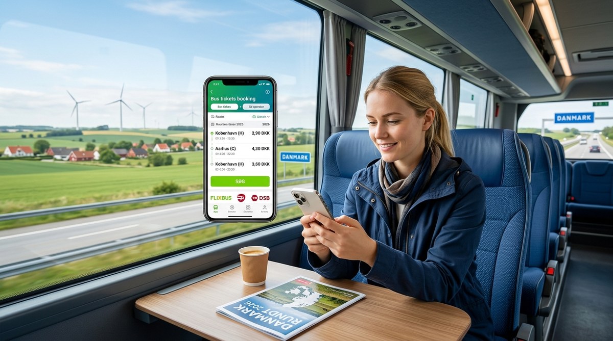 Sådan finder du de billigste busbilletter i Danmark i 2026