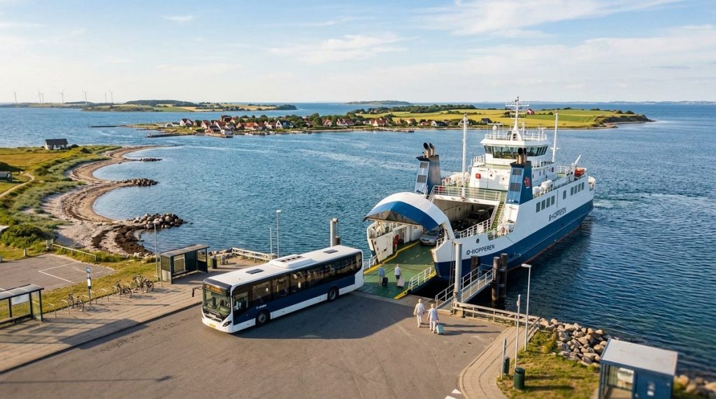 Tag på ø-hop i Danmark med bus og færge – din guide til sømløse rejser