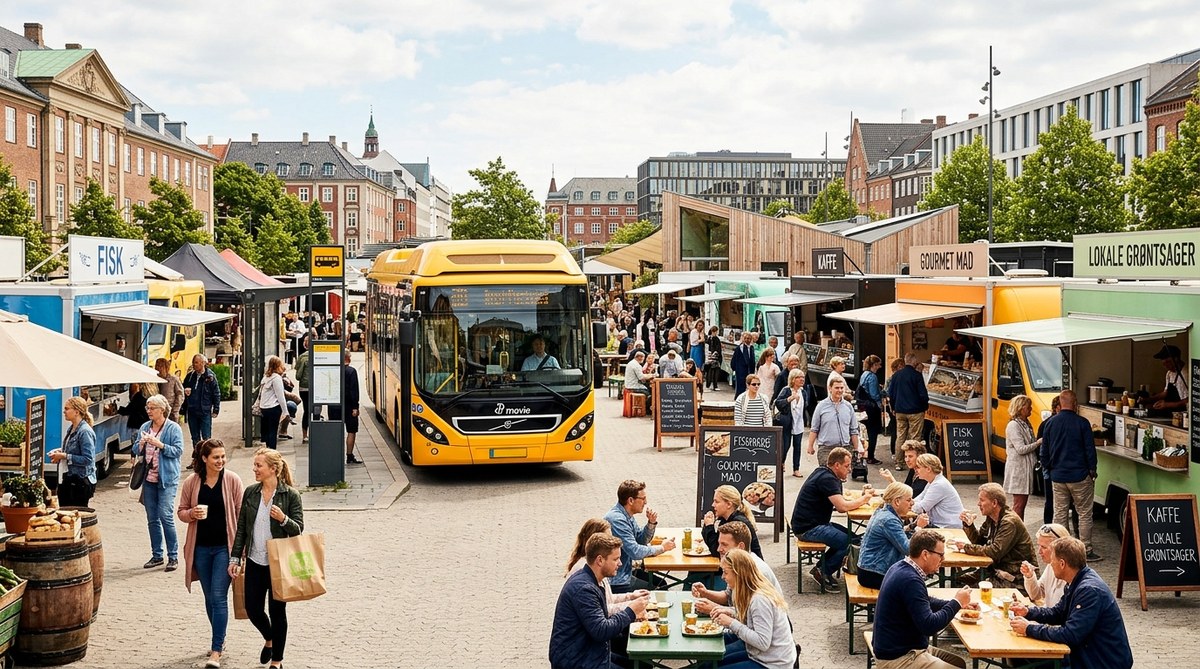 5 busruter, der fører dig til Danmarks bedste madmarkeder