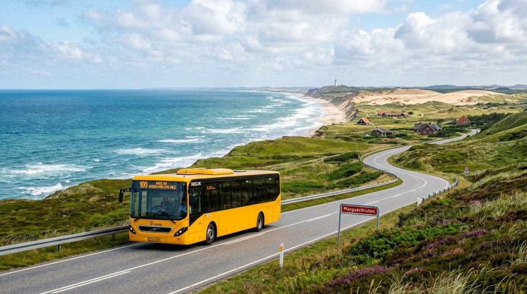 Hvilke busruter byder på de smukkeste udsigter i Danmark?
