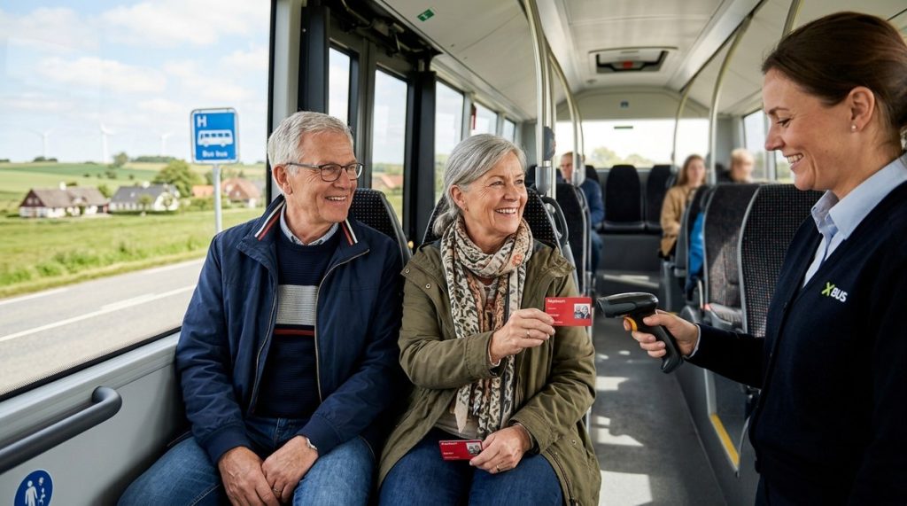 Sådan får du rabat på busbilletter som senior i Danmark