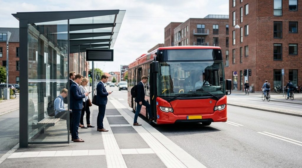 Sådan finder du de mest punktlige busruter i Danmark