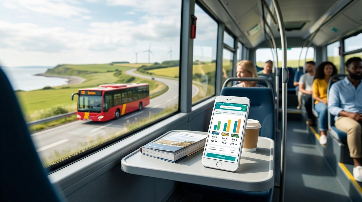 Sammenlign priser på busbilletter i Danmark – Find den billigste rejse
