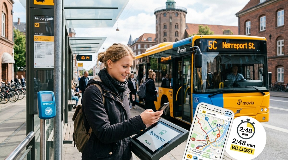 Sådan finder du den billigste busrute i København på under 5 minutter