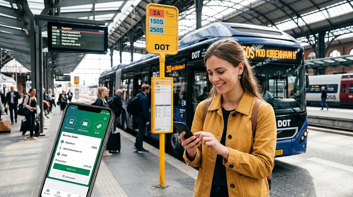 Sådan køber du busbilletter i Danmark uden at betale for meget