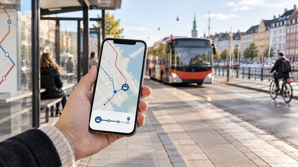 Sådan navigerer du i det danske busnetværk med kun en mobiltelefon